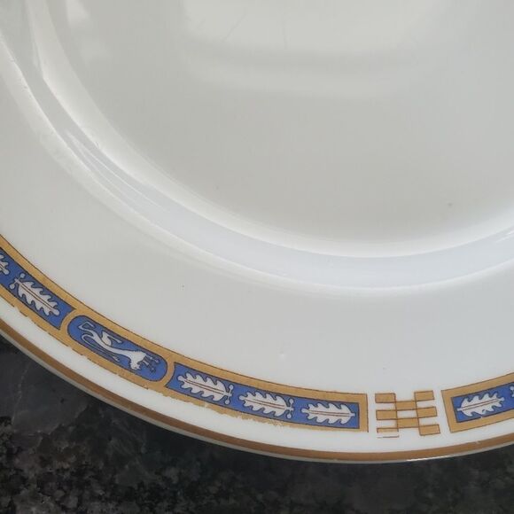 VINTAGE Syracuse Mistic Blue Salad plates Set of 2 - Picture 4 of 6